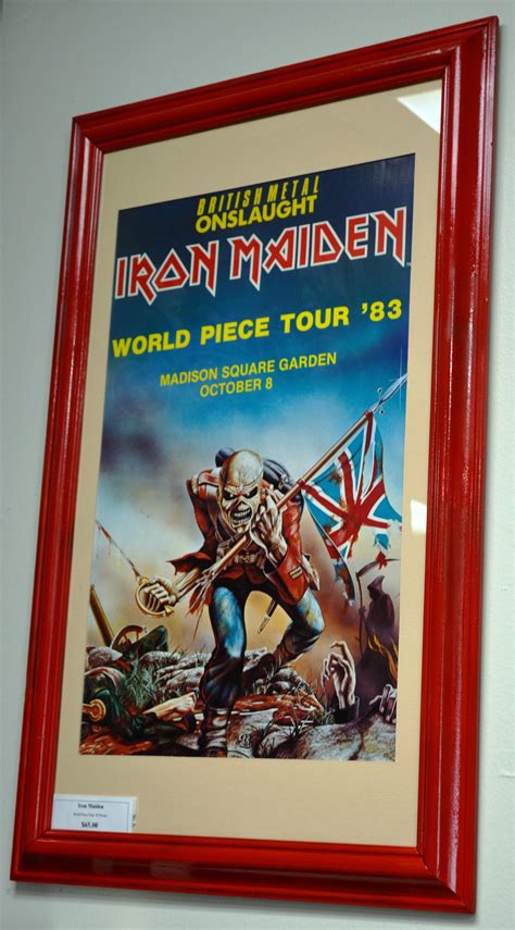 Iron Maiden Concert Poster