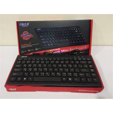 Oker Keyboard F6 F8 F9 Mini Usb คีบอร์ด ตัวเล็ก มินิ Shopee Thailand