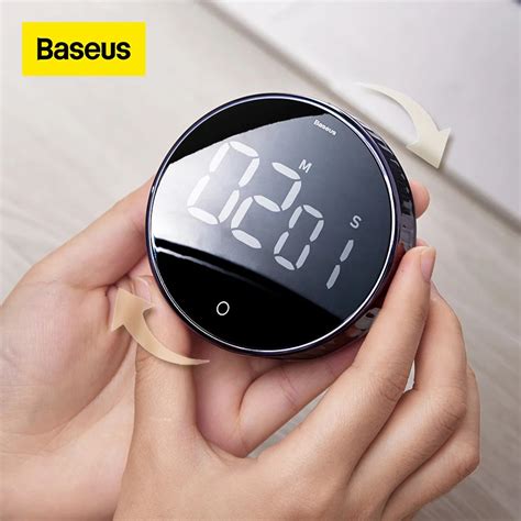 Baseus Cronómetro digital magnético con alarma para cocina