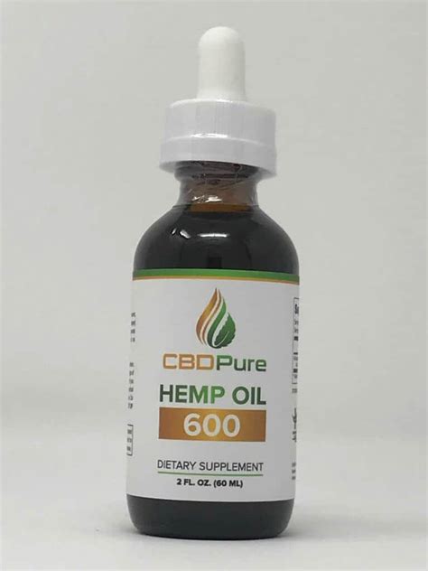 Cbd Pure Hemp Oil 600mg