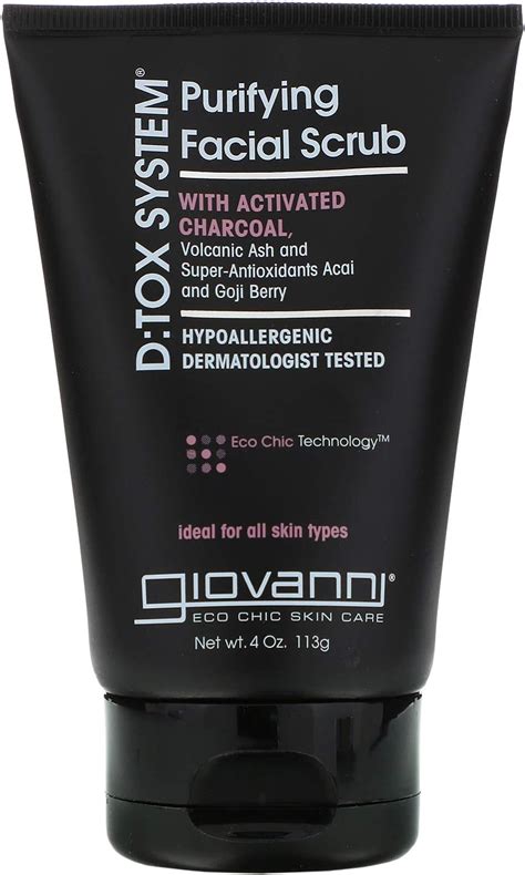 Giovanni Dtox System Purifying Facial Scrub 4 Ounces Amazonca