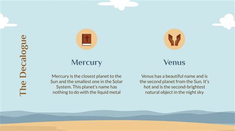 The Decalogue (The Ten Commandments) Minitheme | Google Slides