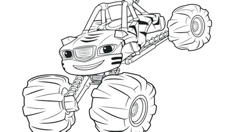 Blaze Monster Truck Coloring Pages at GetColorings.com | Free printable ...