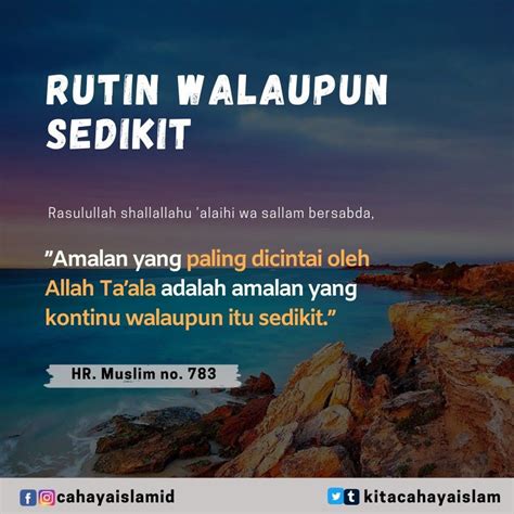 Rutin Walaupun Sedikit Kutipan Agama Agama Kutipan