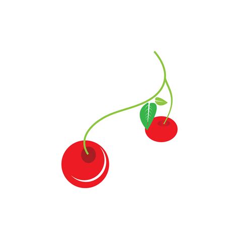 Cherry logo vector 13044836 Vector Art at Vecteezy