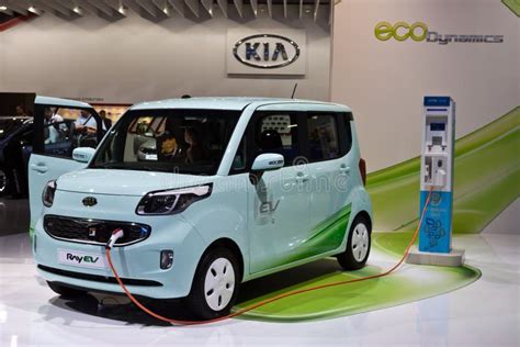 Kia Ray EV electric car editorial photography. Image of korean - 26867032