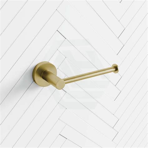 Otus L Shaped Brushed Gold Toilet Roll Holder Myhomeware