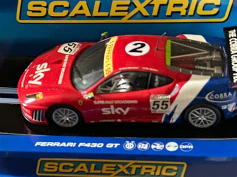 Mint Boxed Scalextric Ferrari F430 GT2 CRS Racing Ref C3085 EBay