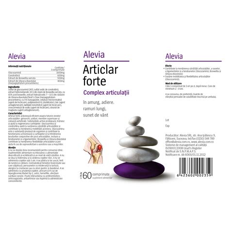 Articlar Forte Comprimate Alevia Farmacia Tei Online