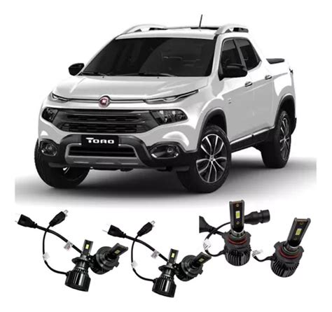 Kit Ultra Led Fiat Toro Baixo Alto Milhas Sem Erro No Painel