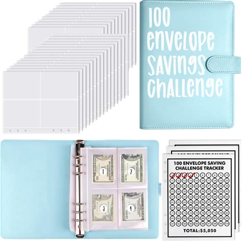 Amazon BKDRL 100 Envelopes Money Saving Binder And Book Fun Way