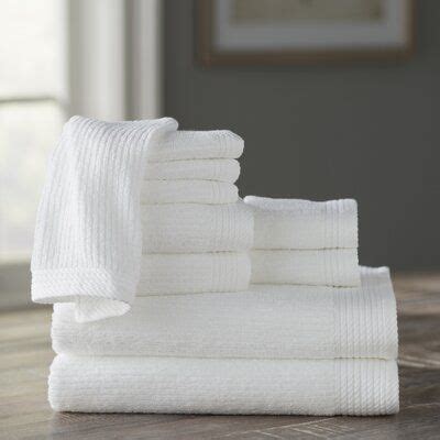 Latitude Run Airyonna 10 Pc Bath Towel Set Luxurious 100 Cotton