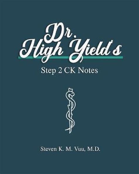 Dr High Yields Step 2 Ck Notes 9798648236103 Steven Vuu Boeken