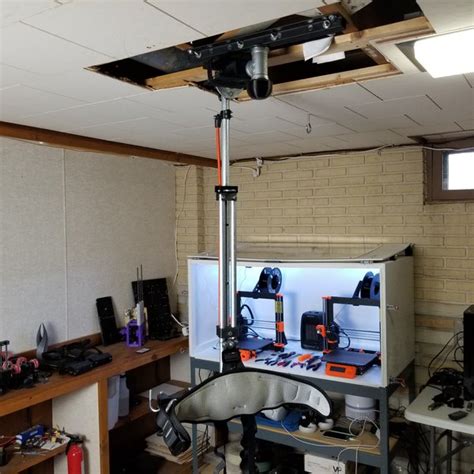 Ceiling Mounted Vr Support Rig Hackaday Io