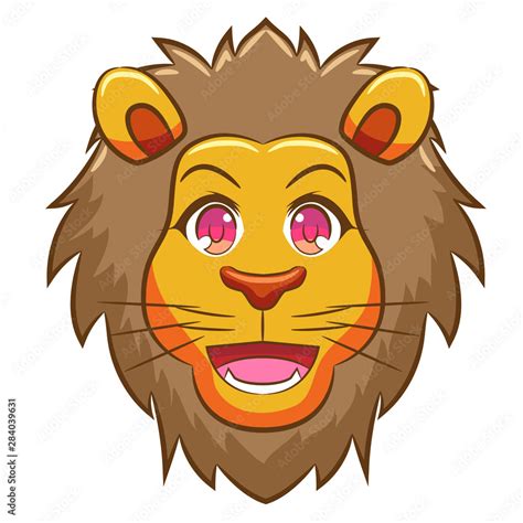 Lion Vector Graphic Clipart Design Stock Vector Adobe Stock