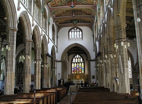 Inside St Cuthberts Parish Church Wells Somerset By Julian