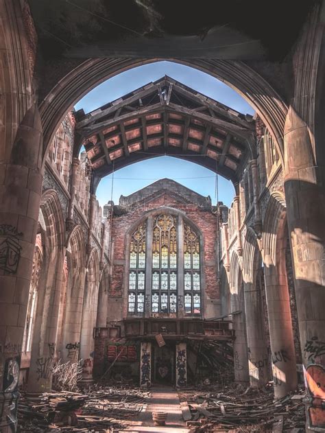 Finally Checked Out The Old City Methodist Church In Gary R Urbanexploration