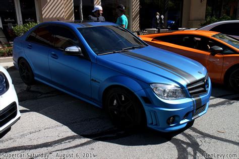 Wrapped Mercedes Benz C63 AMG BenLevy