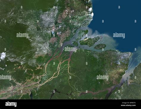 Amazon River Delta Map