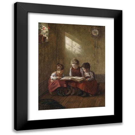 Walther Firle 14x18 Black Modern Framed Museum Art Print Titled