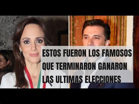 Estos Fueron Los Famosos Que Terminaron Ganaron Las Ltimas Elecciones