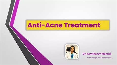 Ppt Anti Acne Treatment Best Skin Care Centre In Sarjapur Road Sktruderma Powerpoint