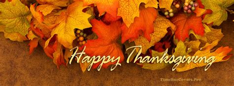 Fall Leafs Thanksgiving Happy Facebook Cover Photo