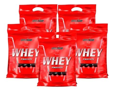 Combo Atacado 5 X Nutri Whey 900g Integralmedica Frete Grátis