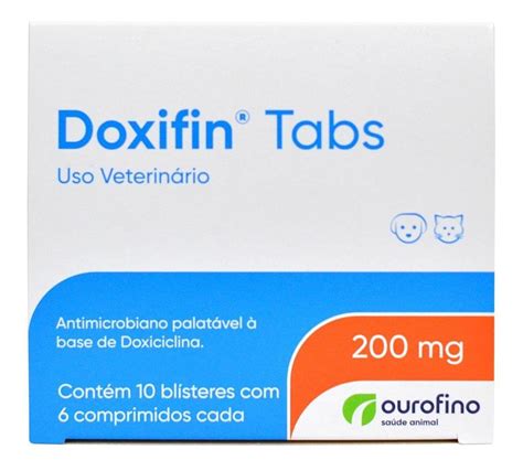 Doxifin Tabs 200mg 10 Cartelas 6 Comprimidos Cada Parcelamento