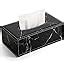 Kingfom Imitation Suede Pu Leather Tissue Box Holder Rectangular