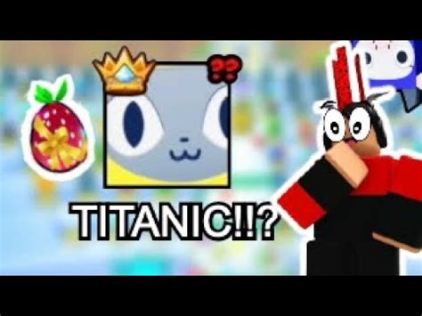 GETTING THE NEW TITANIC BANANA CAT IN PET SIMULATOR 99 YouTube