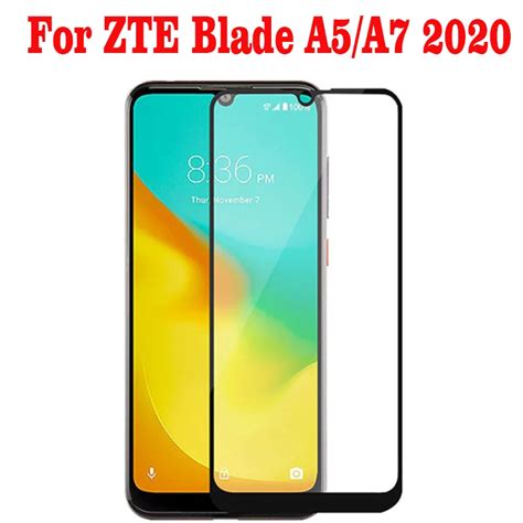 Vidrio Templado Con Pegamento Completo Para Zte Blade Pel Cula