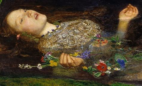 Ophelia By John Everett Millais It Depicts The Character Ophelia From