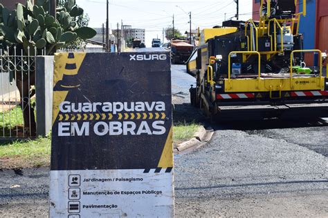 Prefeitura De Guarapuava Inicia Semana Cronograma De Obras No