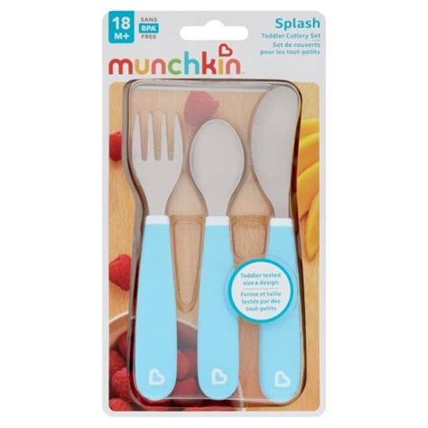 Munchkin Splash Toddler Cutlery Set 18m Tesco Groceries