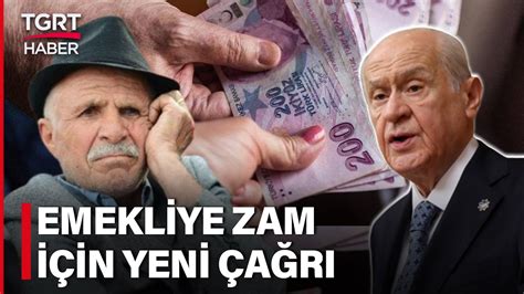 MHP Lideri Bahçeliden Emekli Zammı İçin Hükümete Çağrı Boynumuzun