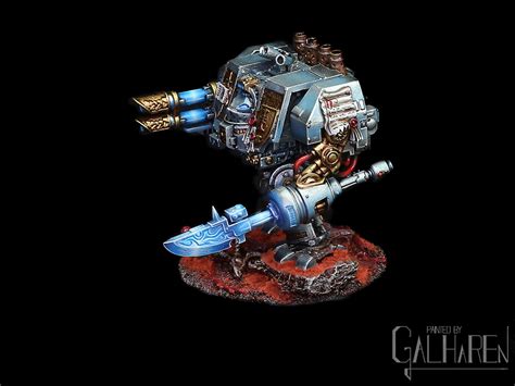 Galharen's painting blog: Grey Knight Venerable Dreadnought