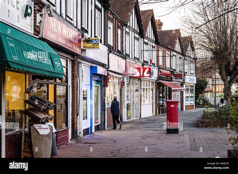 Shopping Parade, The Oval, Sidcup, Kent Stock Photo - Alamy