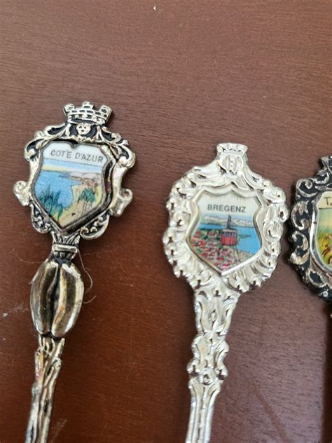 Vintage Souvenir Spoons Collectible Set of 4 Spoons: Cote - Etsy