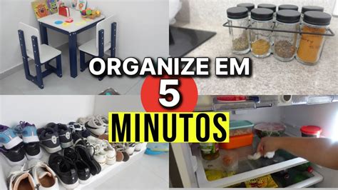 10 COISAS para ORGANIZAR em 05 MINUTOS Parte 2 Organização e