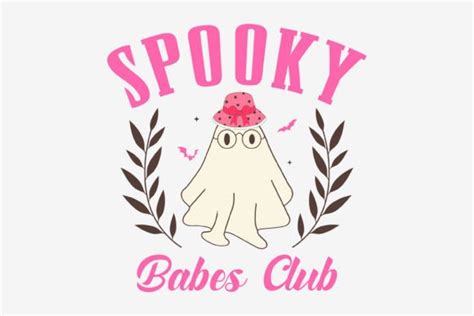 Halloween Vintage Spooky Babes Svg Png Graphic By Svg Box Creative