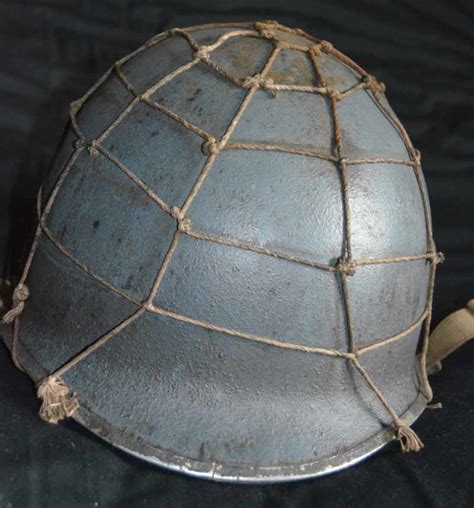 Ww2 Us M1 Navyseabees Helmet With Hand Tied Net Collectors Weekly