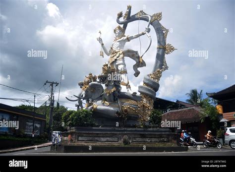 Bali Indonesia March 22 Art Sculpture And Carved Antique Deity