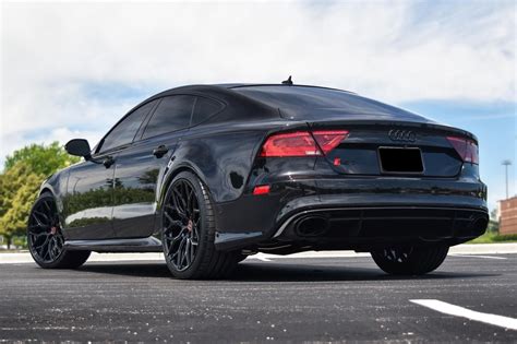 Audi RS7 C7 Black Vossen HF 2 Wheel Front