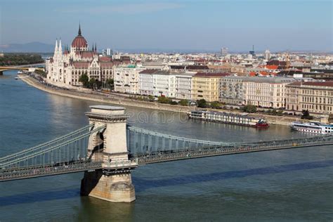 Budapest - Panorama from Castle Stock Photo - Image of capital ...