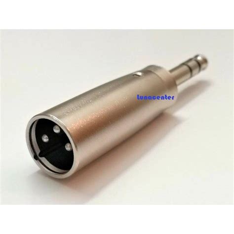 Conector Adaptador Xlr Macho Contactos A Jack Macho Est Reo Mm