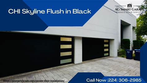 CHI 2127 Skyline Flush In Black AG Smart Garage