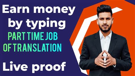 Earn Dollar By Typing Job Online From Home Remote Translation Job On