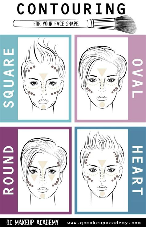infographic contouring   face shape contour makeup skin