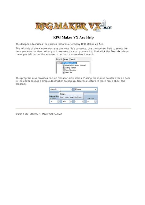 PDF RPG Maker VX Ace Help RGSS3 Reference Manual DOKUMEN TIPS